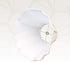 Royal Designs, Inc. BSO-701-14BG Flare Bottom Outside Corner Scallop Basic Lamp Shade, 8 x 14 x 11, Beige