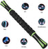 Yansyi Muscle Roller Stick for Athletes - Body Massage Roller Stick - Release Myofascial Trigger Points Reduce Muscle Soreness Tightness Leg Cramps & Back Pain for Physical Therapy & Recovery (Black)