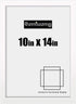 10x14 inch Wood Picture Frames for Wall Hanging,Diamond Painting Frames Rectangle Baby Scan Picture Frame for Family Walls Decoration,Anniversary,Wedding,Christmas,Halloween,Shower,Certificate (White)