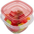 Rubbermaid TakeAlongs Deep Square Food Storage Containers, 5.3 Cup, 2 Count