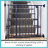 Toddleroo by North States Baby Gate Wall Guards: Provides Extra Safety and Stability for Most Pressure Mounted Gates, Protects Walls from Damage, Black, 4 Count
