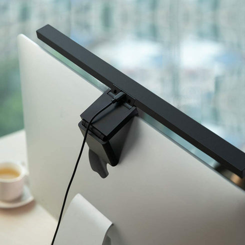 Engilen Computer Monitor Light, Screen Light Bar e-Reading LED Task Lamp, 3 Color Modes LED Lights with Hue Adjustment Features, No Screen Glare, Matte Black USB Powered Office Lamp