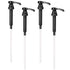 Black Pump Coffee Syrup Pumps - 4 Pcs Coffee Creamer Pump Dispenser Milk Pump for Gallon Black Cherry Juice Bottle Pumps Soda Can Pump - Ketchup Can Pump Half Gallon Pump Squirt Bottle Pump Reluen