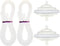 PumpMom Backflow Protector and Tubing for Spectra, Replacement Breast Pump Parts for Spectra S1 Spectra S2 Spectra 9 Plus (Not Original Spectra S2 Accessories)