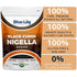 Blue Lily Organics | Raw Nigella Black Cumin Seeds (Nigella Sativa) | Certified Organic Ingredients | Non-GMO & Gluten Free | Healthy Spice w/ Antioxidant & Anti Inflammatory Qualities | 8oz Bag