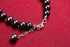 Rakumi Sterling silver 8mm Black Seashell Pearl Necklace Bracelet and Earrings Set for Women
