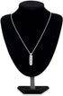 Hearbeingt Cylinder Cremation Urn Necklace for Ashes for Women Men Cremation Jewelry Urn Pendant with Hollow Urn Memorial Keepsake Jewelry for Ashes