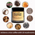 Mushroom Coffee - 36 Servings, Instant Coffee Mix Includes 10 Mushrooms Extract Powder (30% Beta-glucan)