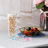 50 Pieces Faux Flowers for Floating Candles Floating Flowers Vase Fillers Vases for Centerpieces Mini Flower Filler Filling in Cylinder for Vases Filler Wedding Centerpiece Party Decor (Gold)