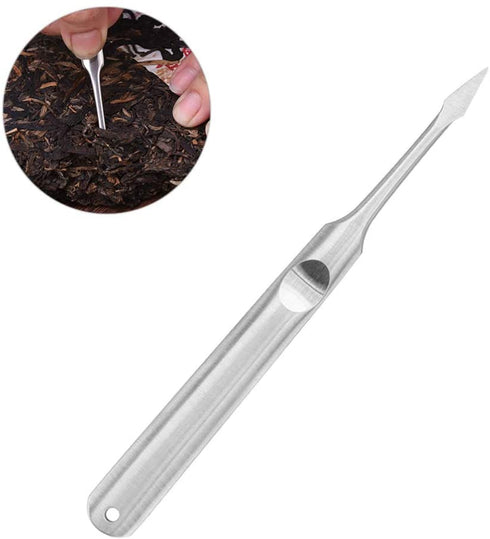 YARNOW 3pcs Puer Puerh Tea Knife Needle Stainless Steel Ice Pick for Breaking Prying Cake Brick Restaurant Bar Home Use Silver