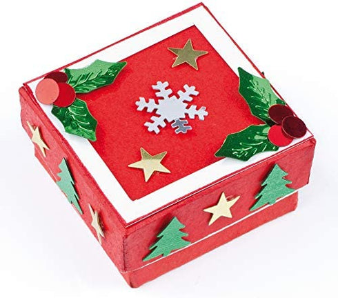 Baker Ross Christmas Sequins Value Pack — Kids' Crafts and Art Projects, Cards, Party Bags, and Decorations (56g)
