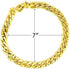 Skeleteen Rapper Gold Chain Accessory - 90s Hip Hop Fake Gold Costume Necklace - 1 Piece For Children