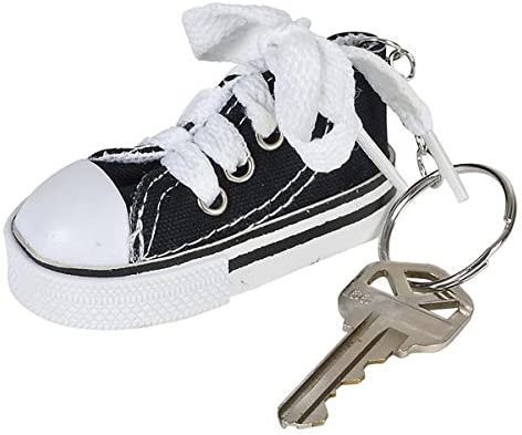 Rhode Island Novelty 3 Inch Chuck Sneaker Shoe Keychains Lot of 12 Assortments May Vary