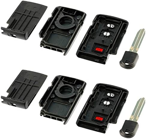 fits Toyota Prius 2004 2005 2006 2007 2008 2009 Key Fob Cover Case Shell Keyless Entry Remote, Set of 2
