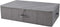 iwill CREATE PRO Under Bed Storage Container, Underbed Shoe Storage Organizer Box with Lid, Blankets, Cloth Storage Bins. Dark Gray