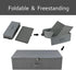iwill CREATE PRO Under Bed Storage Container, Underbed Shoe Storage Organizer Box with Lid, Blankets, Cloth Storage Bins. Dark Gray