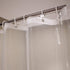 AooHome Clear Shower Curtain Liner, 8 Gauge Eva Extra Long Shower Curtain with Hooks, Bottom Magnets, Waterproof, Heavy Weight, Rust Proof Grommets, 72x78 Inches