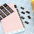 AIEX 24Pcs Monthly Tabs Calendar Stickers, Monthly Calendar Stickers Tabs Adhesive Index Tabs for Planners, Journal, Notebook, Agendas and Organizers, Office and Sturdy (Black)