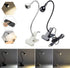Clip on Light Reading Lights,Desk Lamps, Eye Protection Kids Desk Lamp, Flexible Night Light Reading Lamp,Desk Lamp(Black White)