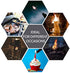 SUPRUS Lighter Electric Lighter Candle Lighter USB Type C Rechargeable Lighter with Upgraded LED Battery Display Safety Switch Flameless Plasma Windproof for Candle Cooking BBQs Fireworks