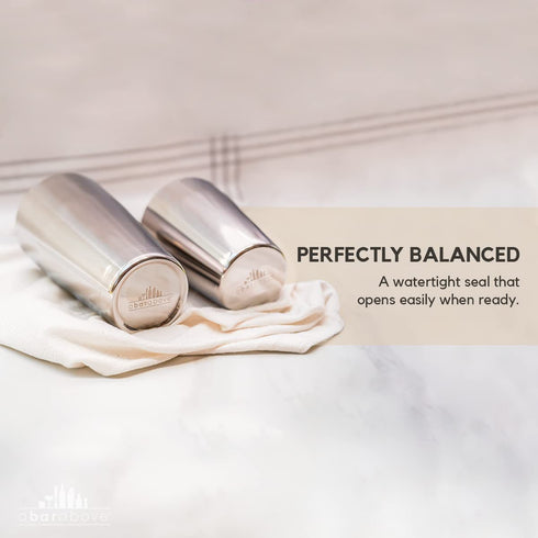 A Bar Above Weighted & Unweighted Shakers (Weighted/Unweighted, Stainless Steel)