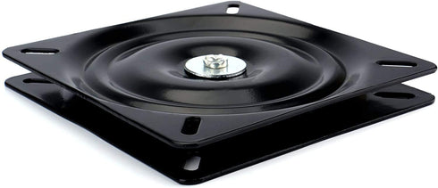 Fasmov 8" Heavy Duty Bar Stool Swivel Replacement Seat Swivel Base Bar Stool Swivel Plate, Black