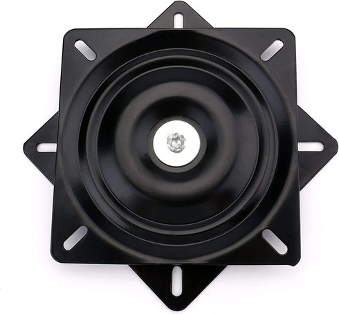 Fasmov 8" Heavy Duty Bar Stool Swivel Replacement Seat Swivel Base Bar Stool Swivel Plate, Black