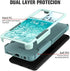 Voanice for Samsung Galaxy A03S Case with Tempered Glass Screen Protector, Dual Layer Heavy Duty Rugged Shockproof Hard PC +Soft Silicone Protective Hybrid Cover Women Men for Samsung Galaxy A03S-Teal