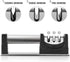 Professional Knife Sharpener - Kitchen 3 Stage Knife Sharpener, Diamond, Tungsten Steel and Ceramic Rod, Safe and Easy to Use
