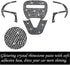 SENSHINE for Dodge Challenger Charger Durango Accessories 2014-2018 2019 2020 2021 2022 Bling Steering Wheel Sticker Cover Trim 4PCS Black For Dodge (Black Trim)