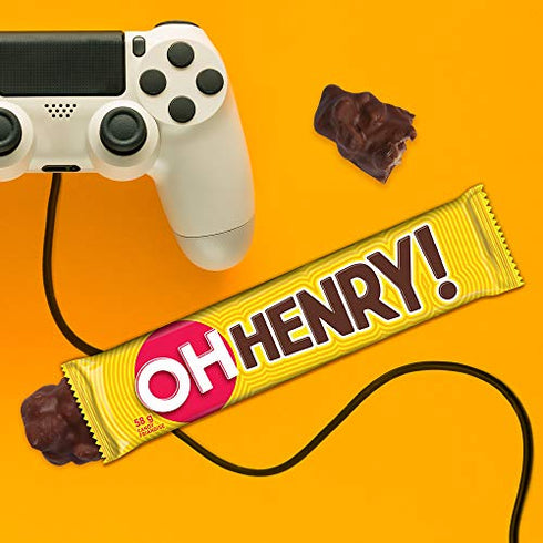 4 Full Sized OH Henry! Chocolate Candy Bars 232g {Imported From Canada}
