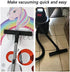 GIB cleaningtool 32mm 1 1/4 inch Hardwood Floor Brush 1.25inch Vacuum Brush Multi Surface Vacuum Attachments 360 Degrees Swivel Head Hard Floor Brush 12in Wide
