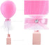 Pink Tutu Tulle Balloons Centerpieces with Candy Box for Baby Shower Girls Decorations Birthday Party Weddings Princess Party Cake Dessert Table Balloons Tulle Cover,6 Pack