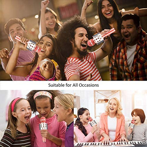 Annstory Kid Girl Top Birthday Gift Toy, Best Gift Presents for Girl Kid Boy Children Age 5 6 7 8 9 10 11 12 Years Old, Wireless Bluetooth Karaoke Microphone Gift for 5-12 Years Old Girl Boy