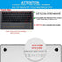 for MacBook Pro Touch Bar Keyboard Cover, CaseBuy Ultra Thin Clear Keyboard Skin for 2019 - 2016 Release MacBook Pro with TouchBar 13 Inch A2159 A1706 A1989 or 15 Inch A1707 A1990 Protective Skin