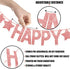 Rose Gold Glitter, Happy New Year Banner - No DIY, 2 Strings | Happy New Year Sign Happy New Year Decorations 2023 | New Years Eve Party Supplies 2023 | New Years Eve Banner, New Years Eve Decorations