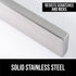 Gorilla Grip Premium Magnetic Knife Strip, 16 Inch Bar, Rust Resistant Stainless Steel, Organize, Store Knives on Magnet Bar Securely, Easy Install Wall Mounted Holder, Kitchen and Workspace Versatile