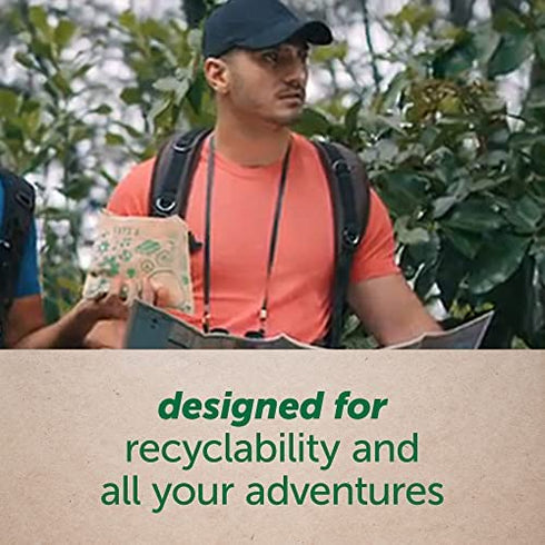 Ziploc Paper Sandwich & Snack Bags, Recyclable & Sealable with Fun Designs, 50 Count