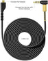 Arctis 3 Cable Replacement Audio Headset Cord Compatible with SteelSeries Arctis 7 Arctis 5 Arctis 3 Arctis Pro Wireless Gaming Headphones, Made of Flexible Nylon (4.9ft, Black)