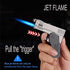 Morisk Torch Lighter Switchable Soft / Jet Flame, Butane Pipe Lighter Refillable with Lockable Function, Cool Foldable Lighters Unique Gift for Men(Butane Not Included)
