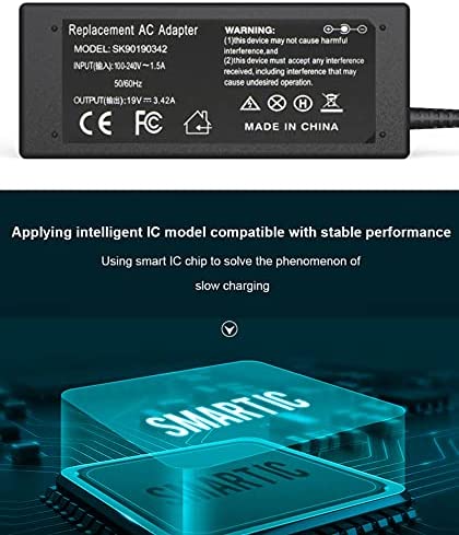 Pa-1450-26 Acer Charger, Adp-45fe f Acer Charger Compatible with Acer Aspire a515-54 Charger for Acer a115-31-c0yl Charger and Acer Chromebook C720 Charger, Included AC Adapter and Power Cord