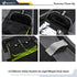 JKSafety 10 Pockets High Visibility Zipper Front Black Safety Vest with High Reflective Strips Meets ANSI/ISEA Standards (Medium, 88-Black)