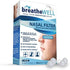 breatheWELL Nasal Filter Protection Device, Large, 6 Count