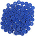 BaoQiu 15mm Blue Plastic Buttons 5/8 Inch 150 Pieces Sewing Resin Buttons Four Holes DIY Craft Buttons