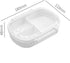 ATEDEANEI Kids Bento Box Lunch Box, Unicorn and Rainbow 3-Compartment Containers for Meal Prepping, BPA-Free