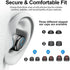 kurdene Bluetooth Wireless Earbuds, S8 Deep Bass Sound 38H Playtime IPX8 Waterproof Earphones Call Clear with Microphone in-Ear Bluetooth Headphones Comfortable for iPhone, Android