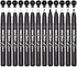 Dainayw Precision Micro-Line Pens, Black Waterproof Archival Ink Calligraphy Pen for Artist Illustration, Technical Drawing, Manga Writing, Hand Lettering, Multiliner, Fineline, Scrapbooking, 13 Size