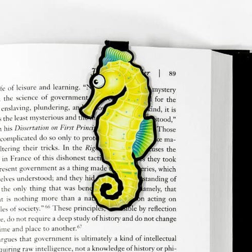 Turtle Bookmarks (Clip-Over-The-Page) Set of 2 - Assorted Colors