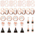 Konsait Rose Gold 80th Birthday Centerpiece Sticks-80th Birthday Table Toppers -Birthday Party Decorations Accessories-80 Fabulous -Bday Party Cheers to 80 Years Birthday Party Favor Supplies