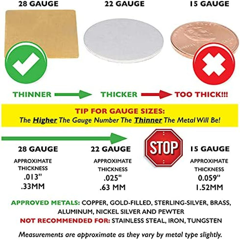 The Beadsmith 1.25mm Metal Hole Punch Pliers, with Gauge Guard to create clean holes, free of indents, ideal for 1.3mm rivets, cold connection, 22 gauge Sheet Metal or thinner, NOT INTENDED FOR THICKER METAL